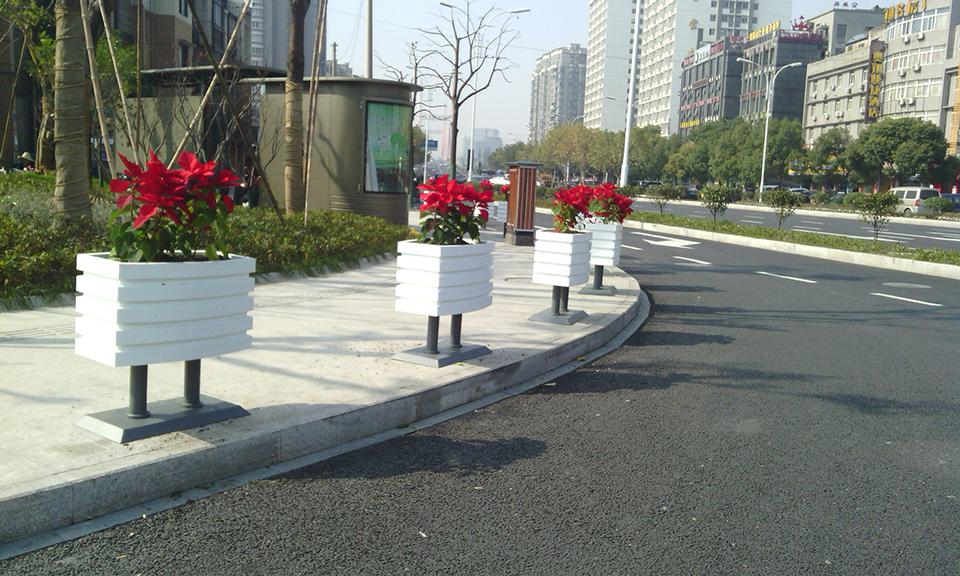 杭州闸弄口地铁站隔离绿化项目(图5)