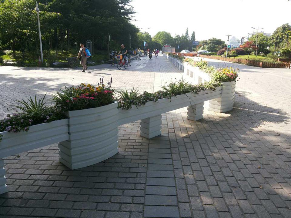 杭州湖滨路道路隔离项目(图3)