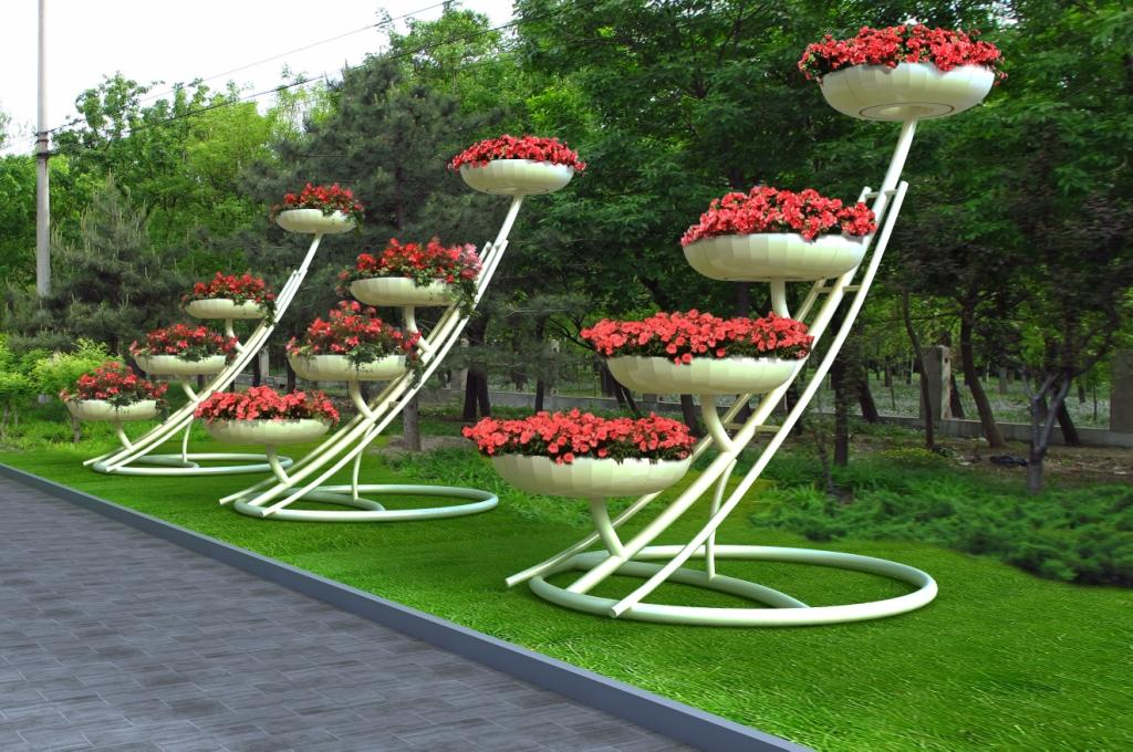 铁艺立体花器(图10)