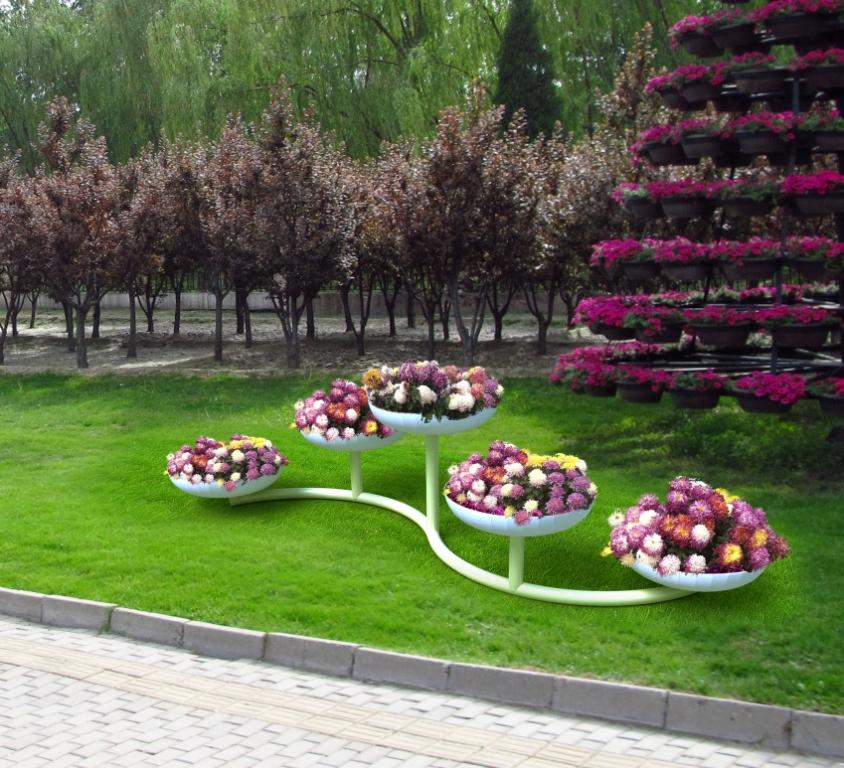 铁艺立体花器(图16)