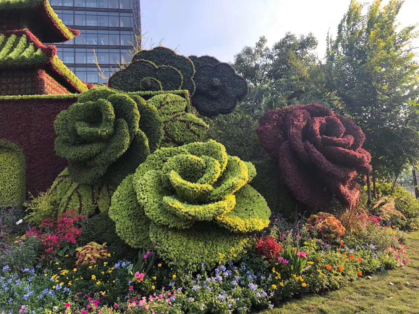 2018国庆立体花坛(图10)