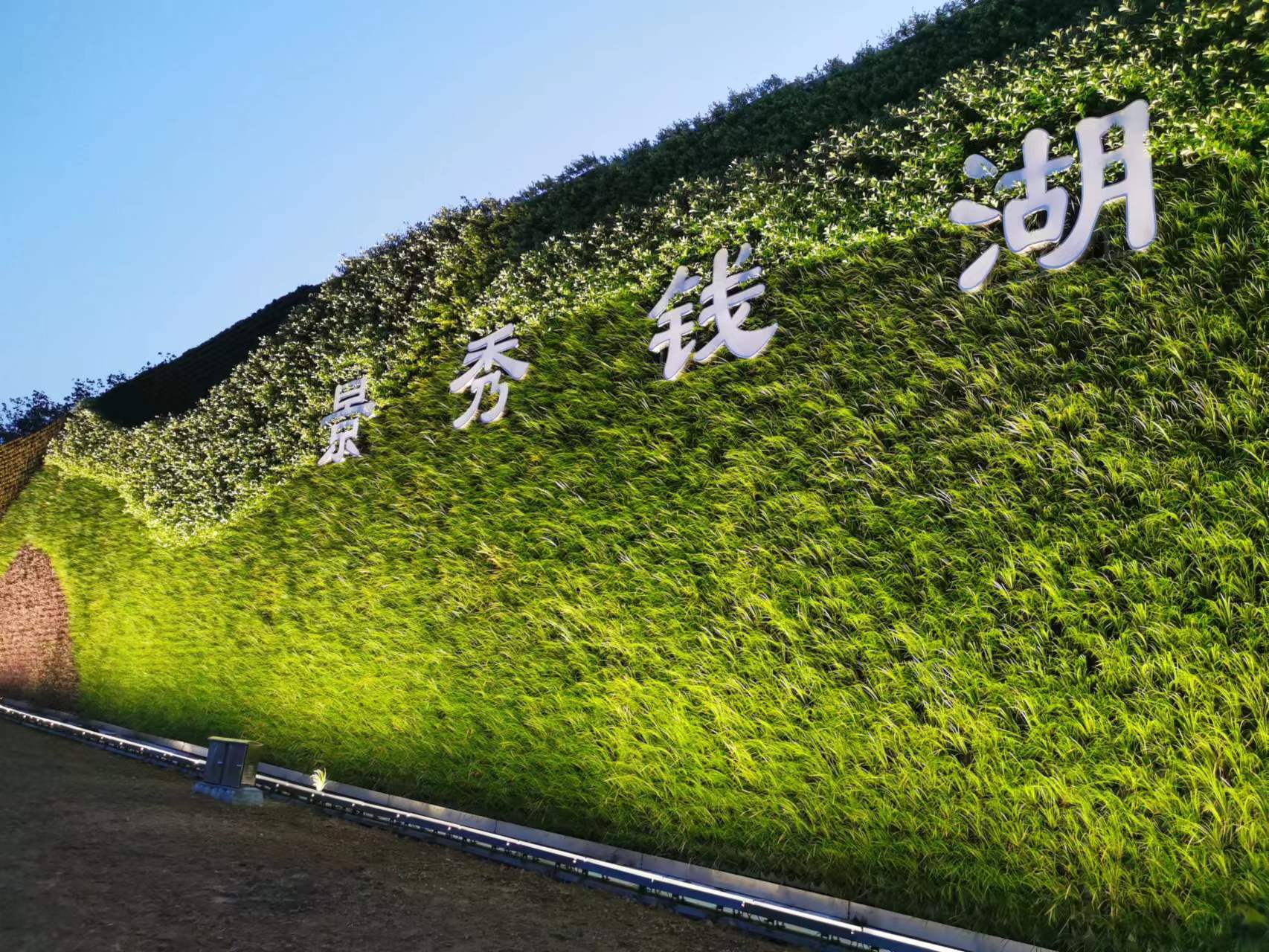 宁波隐学岭边坡垂直绿化项目(图2)