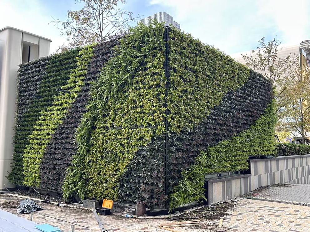 杭州世纪中心—杭州之门 华尔道夫酒店垂直绿化项目(图2)